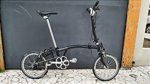 Bicicleta Brompton H6E Black - Usada