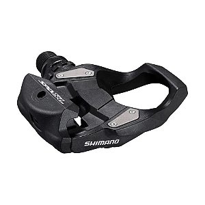 Pedal Shimano PD-RS500 de estrada com taquinho preto