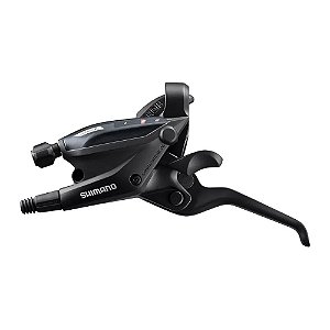 Trocador de marcha com manete hidráulico Shimano Altus ST-EF505 3v lado esquerdo com visor