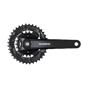 Pedivela Shimano Altus FC-MT101 9V 36-22d 175mm ponta quadrada preto