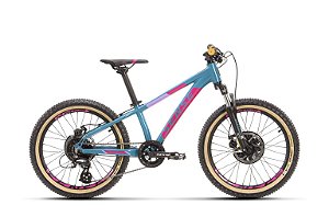 Bicicleta Sense Grom 20 - azul e rosa