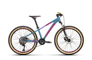Bicicleta Sense Grom 24 - azul e rosa