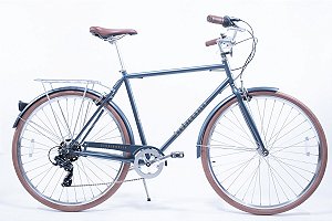 Bicicleta Studio Vila Matilde tubo alto azul marinho - 55 cm