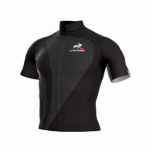 Camisa de ciclismo Le Coq New Elite Noir