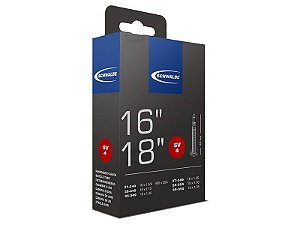 Câmara Schwalbe SV4 16-18 (28-37x340-355) F/V bico fino 40 mm - Ciclo  Urbano Bicicletas