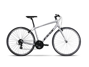 Bicicleta Felt Verza 50 Urbana prata e preto refletivo