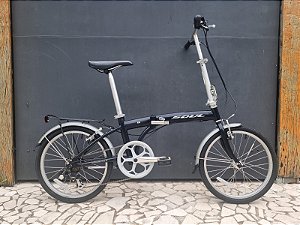 Bicicleta Soul D70 dobrável preta - USADA - Ciclo Urbano Bicicletas