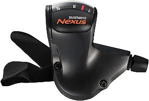 Trocador de marcha Shimano Nexus SL-5S50 Rapidfire preto 5v