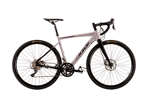 Bicicleta Oggi Velloce 700 Shimano disco cinza e preto