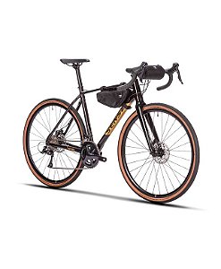 Bicicleta Sense Versa GR Comp marrom e dourado