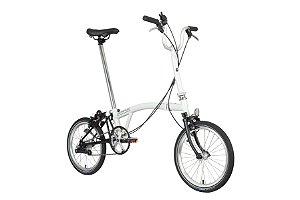 Bicicleta Brompton A Line Utility Mid 3 velocidades - Papyrus White