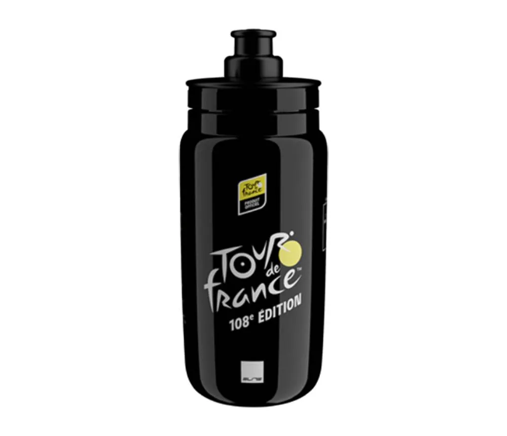 Caramanhola Elite Fly Tour de France Black Map 2021 550ml preta