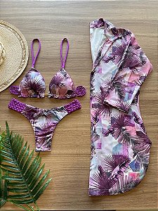 Chemise Pluma Lilás