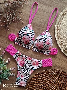 BIQUINI ESTAMPADO BELLA PINK