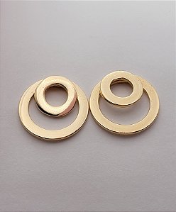 Brinco ring duplo