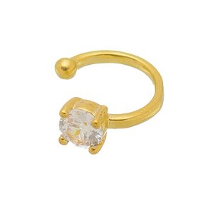 Piercing fake slim ouro