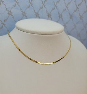 Choker malha de fita