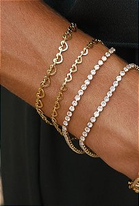 Pulseira Riviera cristal