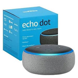 Amazon Echo Dot 3ª Geração Com Alexa - Cor Preta