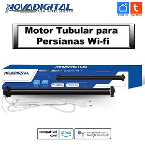 Motor Tubular Inteligente Wifi Para Persianas Nova Digital Tuya