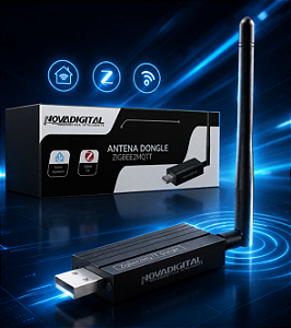 Dongle Zigbee para Zigbee2mqtt e Home Assistant Nova Digital