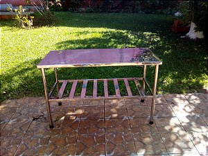MESA PLANA  EM INOX 304