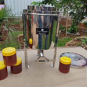 DECANTADOR DE 30 kg's EM INOX