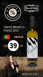 Vinho Branco Piano Doc