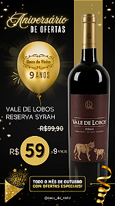 Vale de Lobos Reserva Syrah