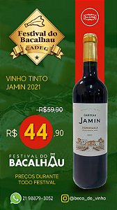Vinho tinto Jamin 2021