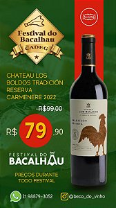 Chateau Los Boldos Tradición Reserva Carmenere 2022