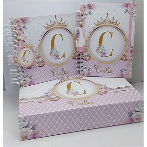 Kit Bebê (Caderneta, Livro do Bebê e Caixa Personalizada)