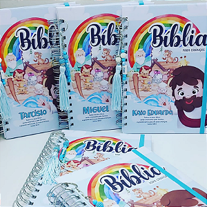 Bíblia infantil (Personalizada com nome na capa)