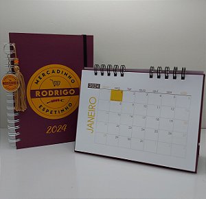 Calendário de Mesa 2024 (capa personalizada)