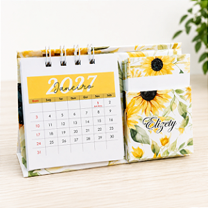 Calendário Porta Notas (capa personalizada)