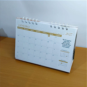 Calendário de Mesa A5 (capa personalizada)