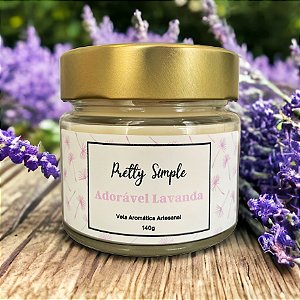 Vela Adorável Lavanda