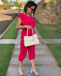 Macacão Pink Nicolly - Amorecas Fashion