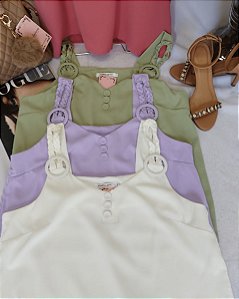 Blusa Regata de Alça Trançada Micaelly