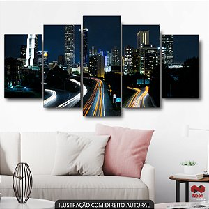 QUADRO DECORATIVO LUZES DA CIDADE