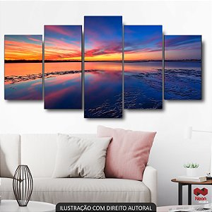 QUADRO DECORATIVO POR DO SOL SELVAGEM