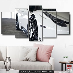 QUADRO DECORATIVO FERRARI BRANCA