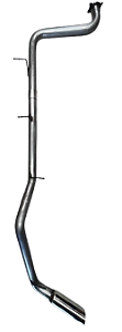 CATBACK AMAROK 3.0 258CV V6 INOX 409 Ø3 COM PONTEIRA