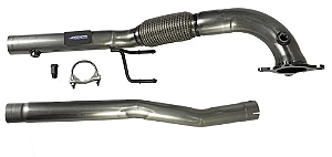 DOWNPIPE TIGUAN 2.0 TSI AUDI TTS TIGUAN 4 MOTION Q3 2.0 TSI INOX 409 Ø 3 Ø 2 1/2