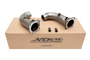DOWNPIPE PORSCHE 911 991 TURBO S INOX 409 76,20mm