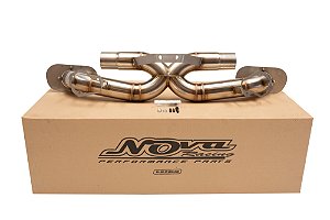 CATBACK FULL PORSCHE 911 992 INOX Ø3" PONTEIRA QUADRADA