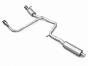 CATBACK TERA TSI 1.0 INOX 409 SAÍDA DUPLA PONTEIRA INOX 304