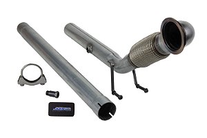 DOWNPIPE JETTA/FUSCA TSI 2.0 EA888 MQB 211CV AÇO CARBONO 3" X 2 1/2"