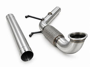DOWNPIPE JETTA FUSCA 2.0 TSI 211CV AÇO CARBONO