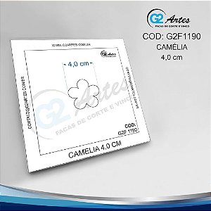G2F 1190 - Camélia 5 pontas - 4,0 cm